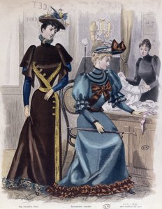 İç Giyim Mağazasında, 1892 by French School