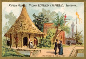 Hint konutları, Exposition Universelle, Paris by French School
