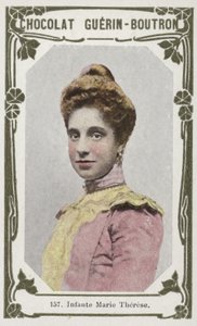 İnfante Marie Therese (renkli fotoğraf) by French School