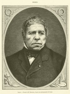 Ingres (gravür) by French School
