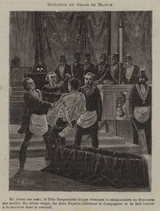Master derecesine başlama (gravür) by French School