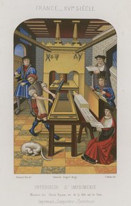Bir matbaanın içinde by French School