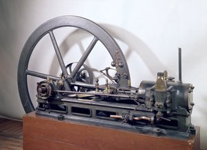 Etienne Lenoir (1822-1900) 1860 (metal) tarafından tasarlanan içten yanmalı motor