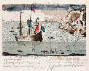 Sieur Freminet tarafından havanın geri dönüştürülmesi ve dalgıçların su altında nefes almasına olanak sağlayan bir sistemin icadı, 1784 by French School