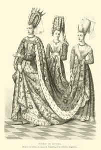 Bavyeralı Isabella (gravür) by French School