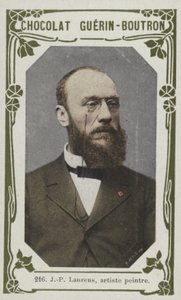 J-P Laurens, ressam (renkli fotoğraf) by French School