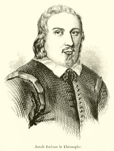 Teosofist Jacob Boehme (gravür) by French School