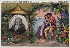 Jacques Henri Bernardin de Saint Pierre, Fransız yazar ve botanikçi by French School
