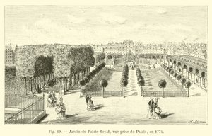 Jardin du Palais-Royal, Saray