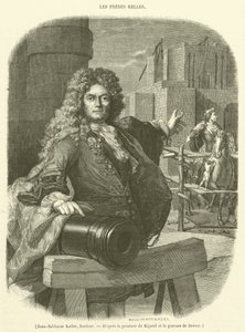 Jean-Balthasar Keller, dökümcü (gravür) by French School