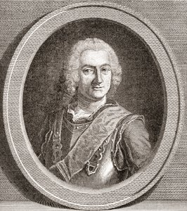 Jean-Baptiste François Desmarets, 1682  1762. Marquis of Maillebois. Marshal of France. From Les Heures Libres published 1908. by French School