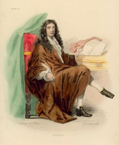 Jean-Baptiste Lulli (renkli gravür) by French School