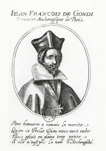 Jean-Francois de Gondi (gravür) by French School
