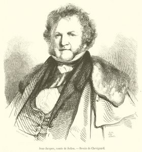 Jean-Jacques, Sellon Kontu (gravür) by French School