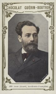 Jean Aicard, Academie-Francaise (renkli fotoğraf) by French School