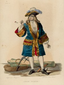 Jean Barth (renkli gravür) by French School