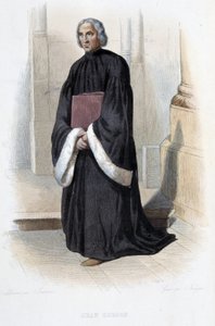 Jean de Gerson, Fransız tahmincisi ve ilahiyatçı (1363-1429) - “” Le Plutarque francais ””de, Mennechet, Paris by French School