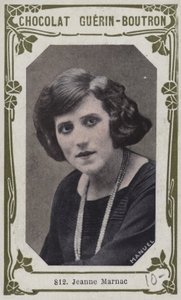 Jeanne Marnac (renkli fotoğraf) by French School