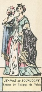 Joan of Burgundy, Philippe de Valois