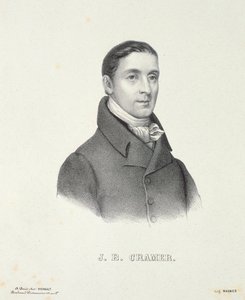 Johann Baptist Cramer (1771-1858), Magnier tarafından oyulmuş by French School