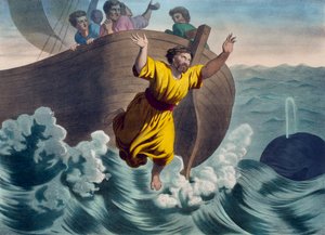 Jonah denize atıldı, bir ilmihal LHistoire Sainte