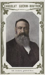Joubert, general Boer (renkli fotoğraf) by French School