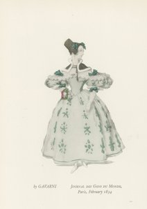 Journal des Gens du Monde, Paris, Şubat 1834 by French School