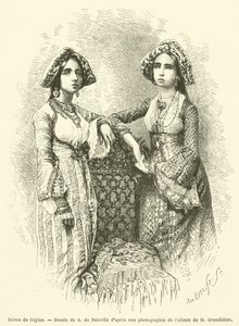 Seylan Yahudileri (gravür) by French School
