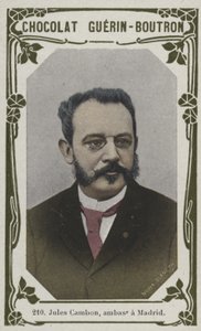 Jules Cambon, Madrid Büyükelçisi (renkli fotoğraf) by French School