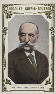 Jules Ferry, devlet adamı (renkli fotoğraf) by French School