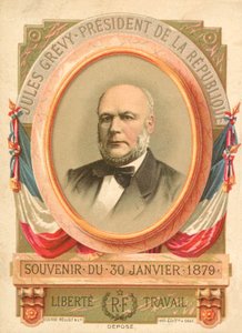 Jules Grevy, Fransa Cumhurbaşkanı, 1879 by French School