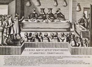 Henry IV saltanatı sırasında Adalet by French School