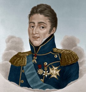 Fransa Kralı X. Charles (renkli gravür) by French School