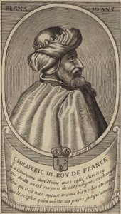 Frankların Kralı Childeric III by French School