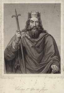 Frank Kralı I. Clovis by French School