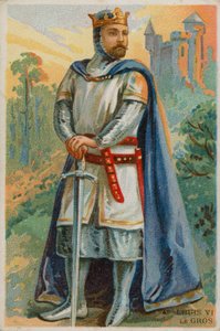 The Fat denilen Kral Louis VI by French School