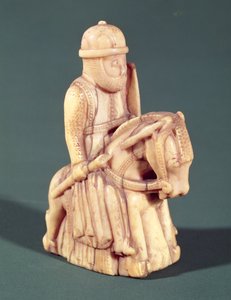 Bir satranç takımından şövalye by French School