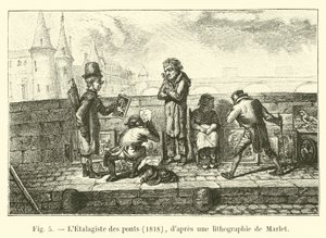 Etalagiste des Bridges, 1818, Marlet