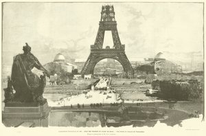1889 Evrensel Sergisi, Champ de Mars Çalışmalarının Durumu, Trocadero Sarayı