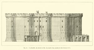 La Bastide, Şehir tarafında, Du Cerceau tarafından bir levhanın tıpkıbasımı, 1575 by French School