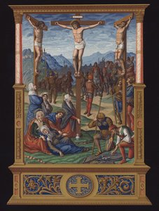 La Calvaire, 15. yüzyılın sonundan kalma Fransız el yazması by French School