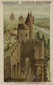 Carcassonne Şehri, Aude by French School