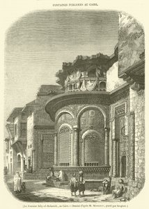 Seby-el-Bedawieh Çeşmesi, Kahire (gravür) by French School