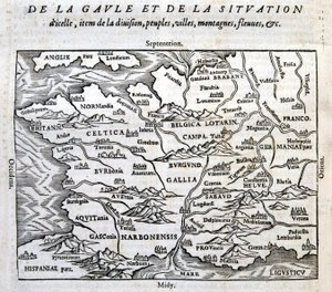 Galya, nehirleri ve dağları - François de Belle Forest, ed. Sonnius, Paris by French School
