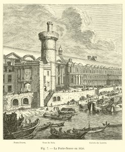 1650 yılında La Porte-Neuve by French School