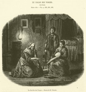 Vosges Cadısı (gravür) by French School