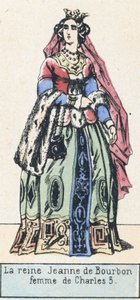 Bourbon Kraliçesi Joan, Charles 5