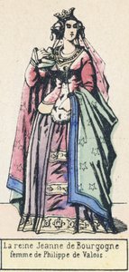 Burgonya Kraliçesi Joan, Philippe de Valois