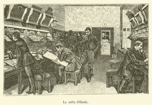 Gravür odası by French School