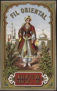 Oryantal iplik için etiket by French School